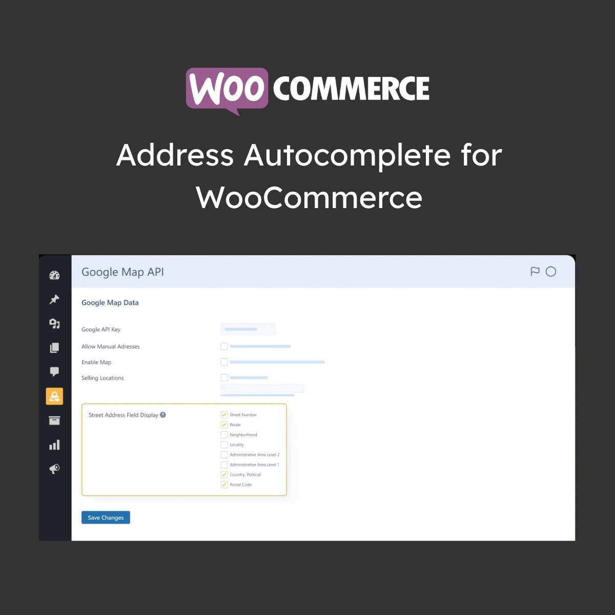 Address Autocomplete For Woocommerce