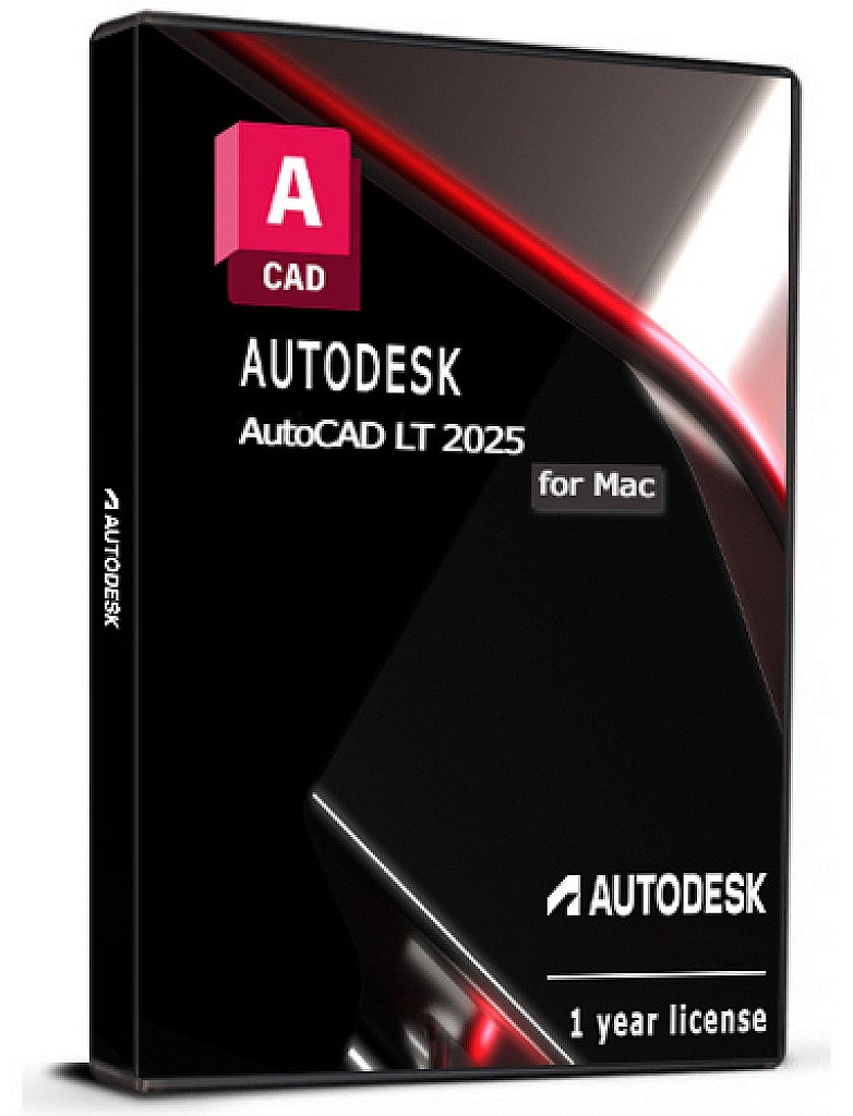 Autodesk AutoCAD LT 2025 (1 Year / 1 Mac License)