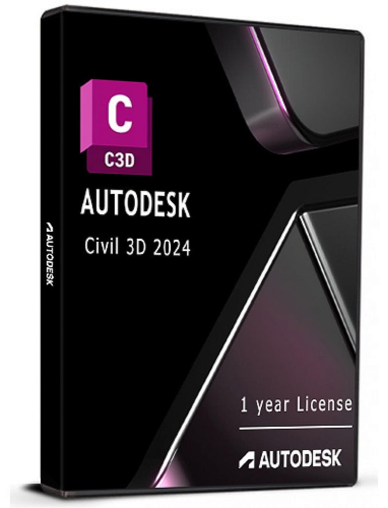 Autodesk Civil 3D 2024 (1 Year / 1 Device License) (Windows)