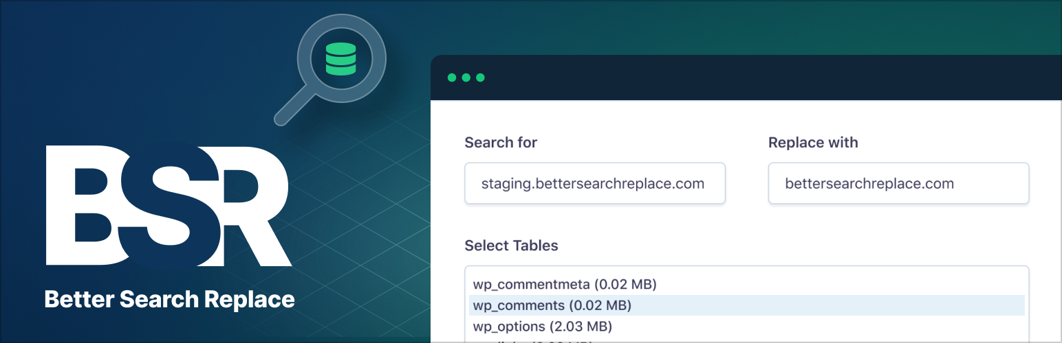 Better Search Replace Pro