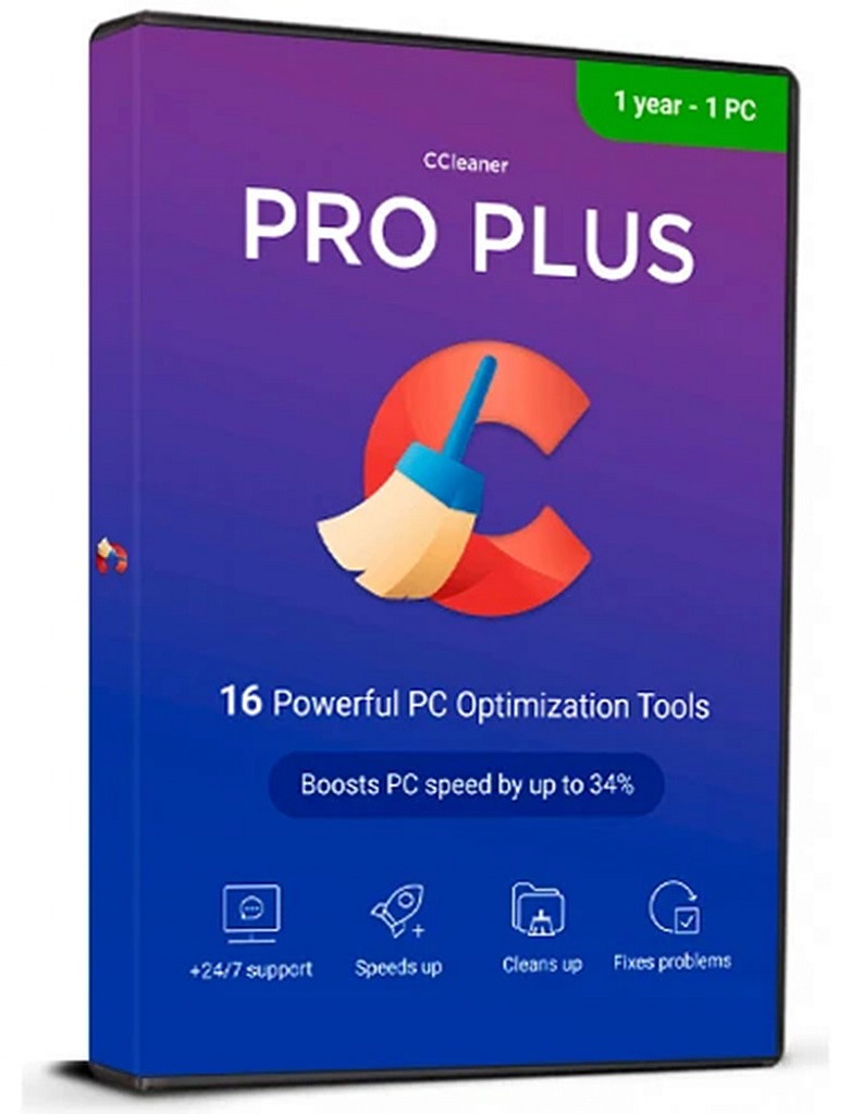 CCleaner Professional Plus (1 Year / 1 PC License)