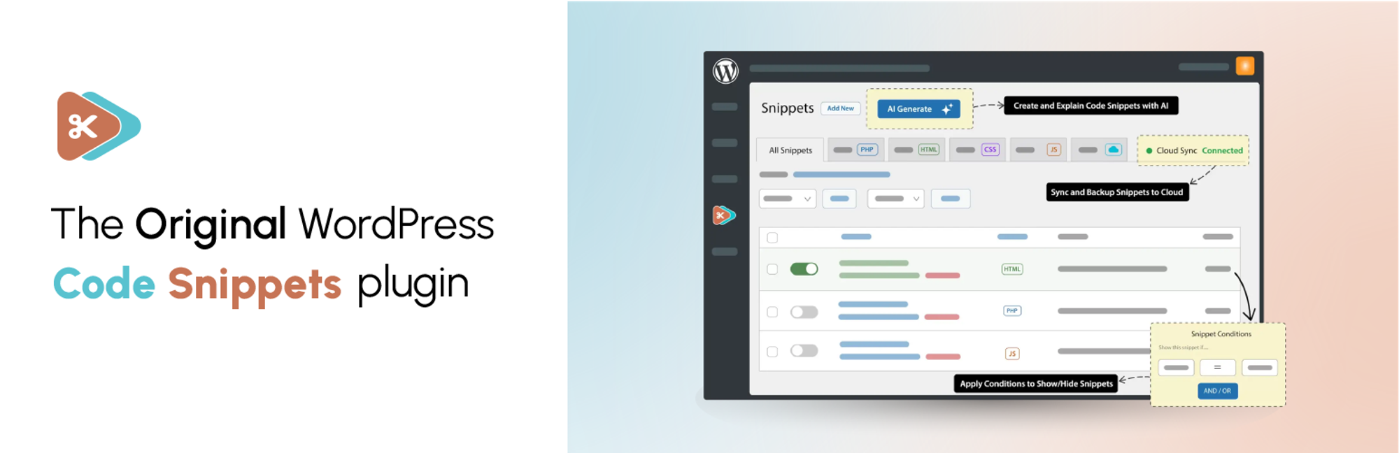 Code Snippets Pro (Premium)