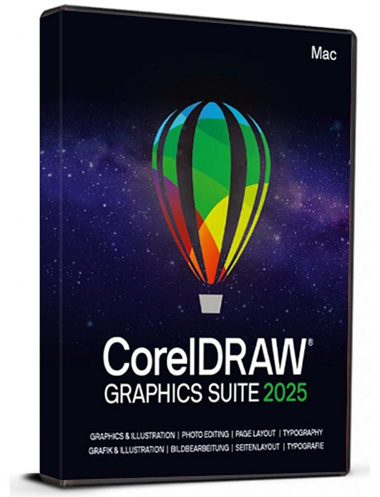 CorelDRAW Graphics Suite 2025 (Mac / 1 Device)