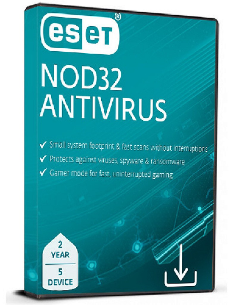 ESET NOD32 Antivirus (2 Years / 5 Devices License)