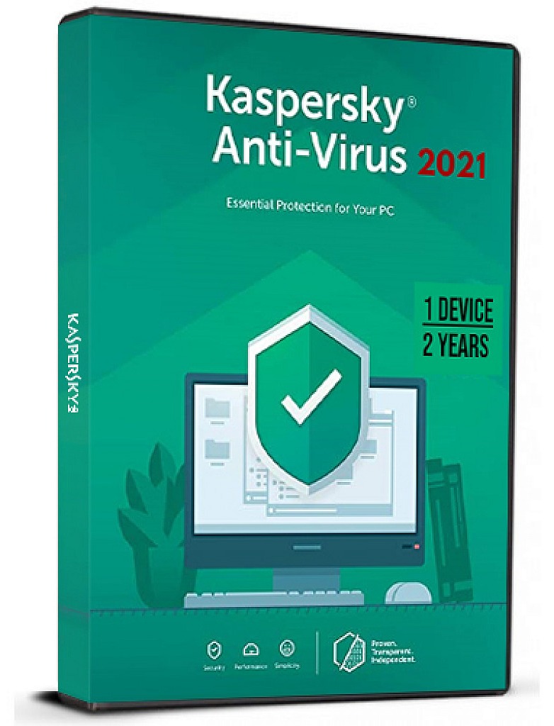 Kaspersky Anti-Virus 2021 (2 Years / 1 Device License)