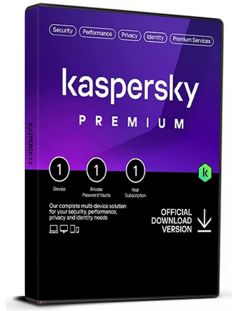 Kaspersky Premium (1 Year / 1 Device License)