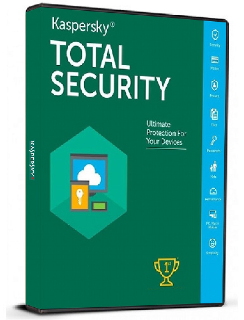 Kaspersky Total Security 2021 (1 Year / 1 Device License)