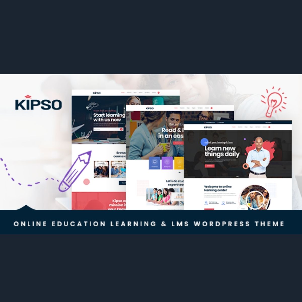 Kipso – Education LMS WordPress Theme
