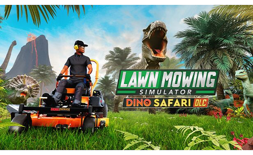 Lawn Mowing Simulator – Dino Safari