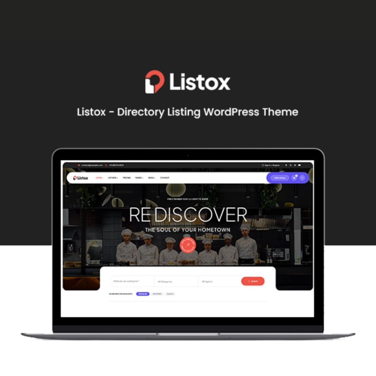 Listox – Directory Listing WordPress Theme