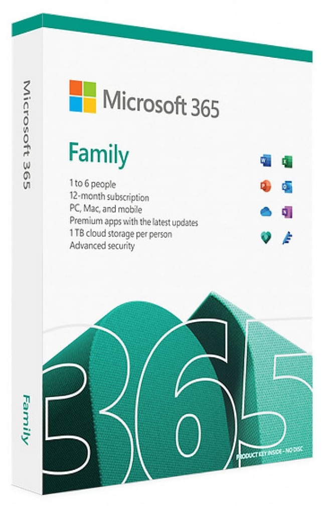 Microsoft Office 365 Family (1 Year / 1 User License) (Subscription / Middle-East)
