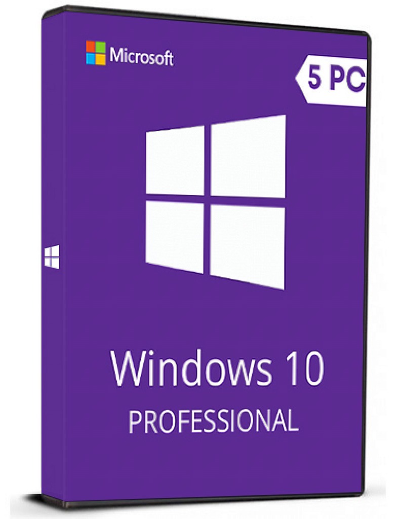 Microsoft Windows 10 Pro Retail (5 PC)