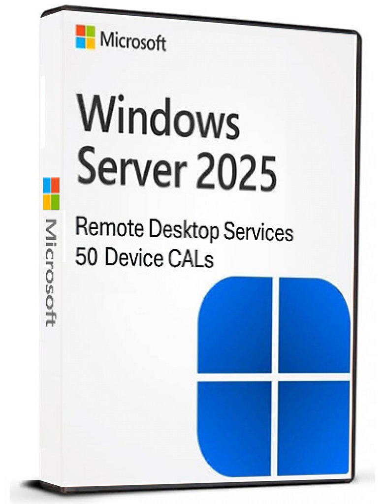 Microsoft Windows Server 2025 RDP Services (50 Devices)