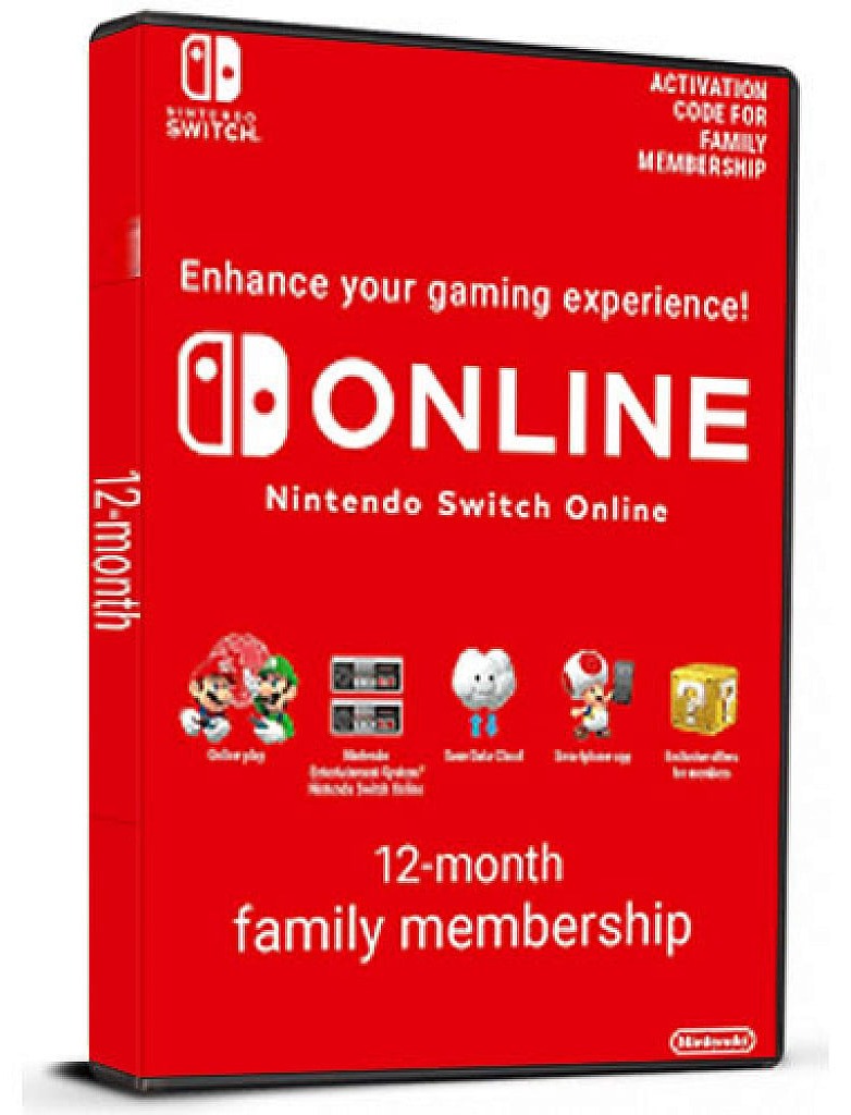 Nintendo Switch 365 Days Family Online Membership Nintend