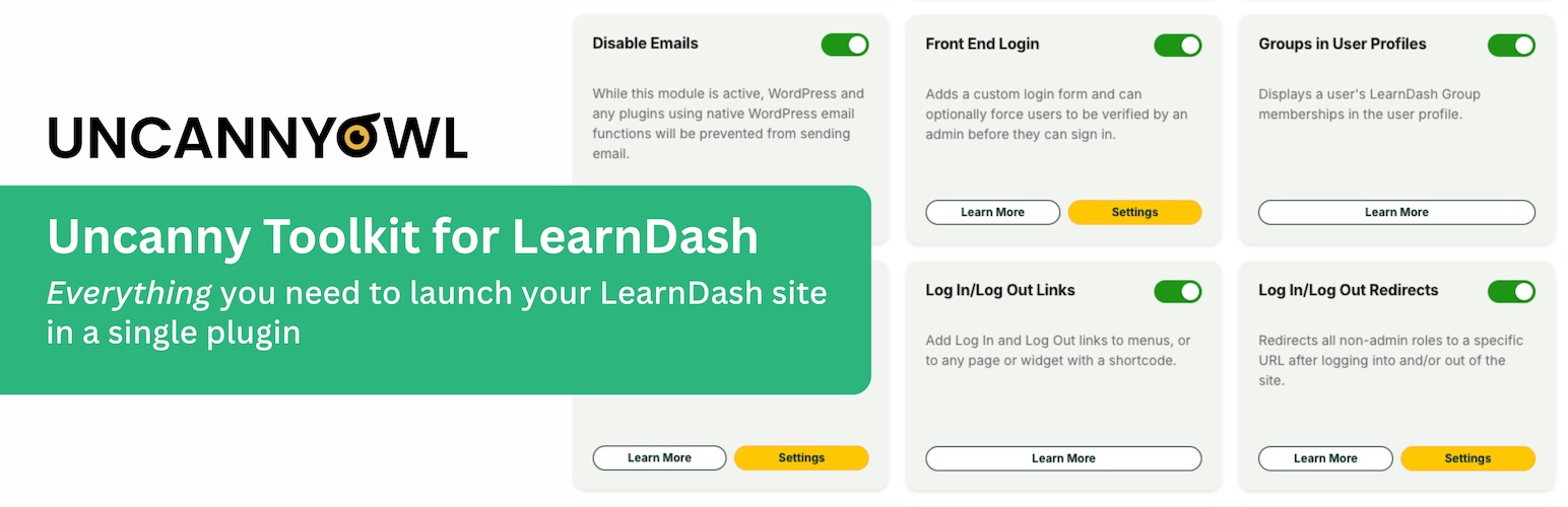 Uncanny LearnDash Toolkit