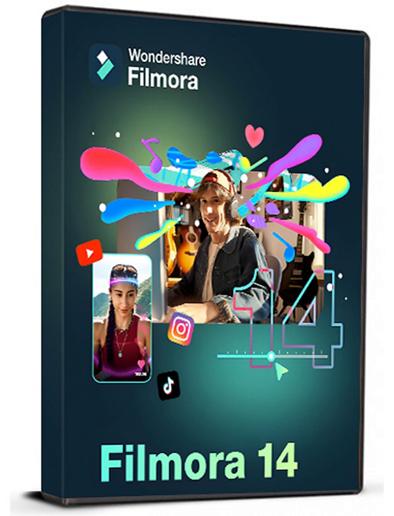 Wondershare Filmora 14 Video Editor (1 PC / Windows)