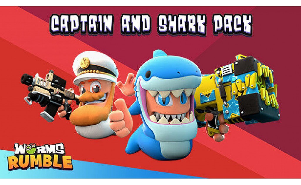 Worms Rumble – Captain and Shark Double Pack